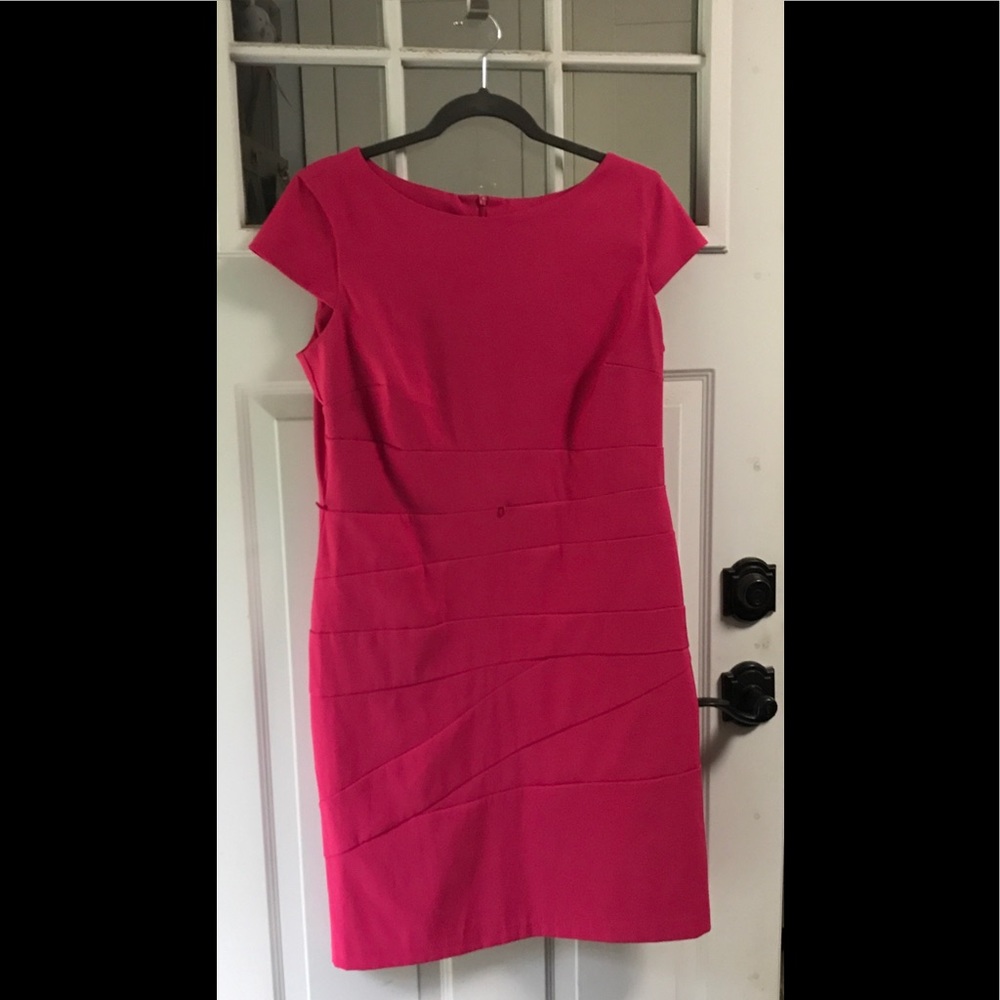 Bright pink dress